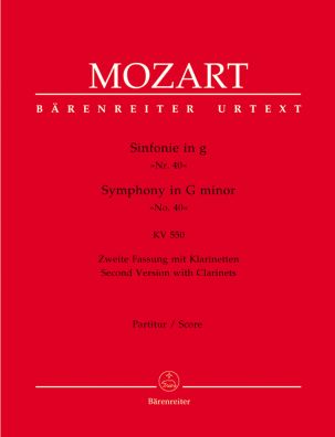 Symphony No.40 in G minor (K.550) (Full Score)