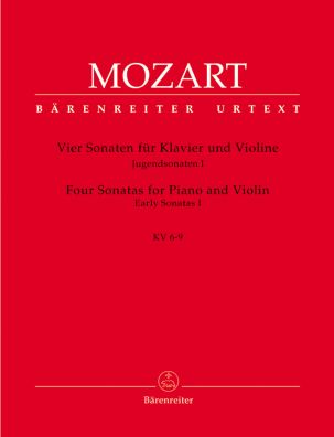 Four Sonatas for Violin & Piano (K.6-9): Early Sonatas I