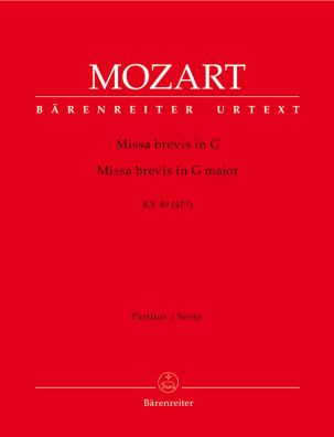 Missa brevis in G major (K.49) (Full Score)