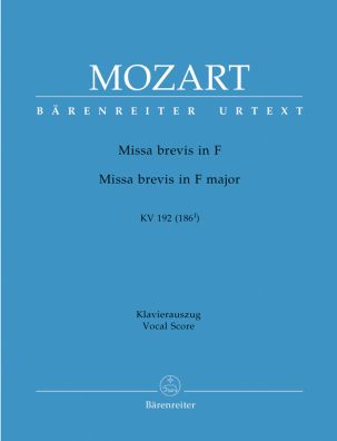 Missa brevis in F major (K.192) (Vocal Score)