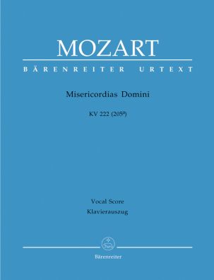 Misericordias Domini (K.222) (Vocal Score)