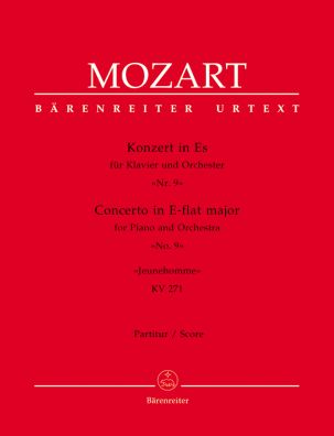 Concerto for Piano No.9 in E-flat major (K.271) (Jeunehomme) (Full Score)