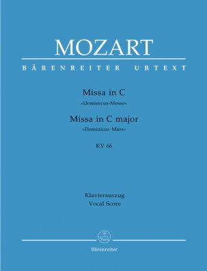 Missa in C major (K.66) (Dominicus Mass) (Vocal Score)
