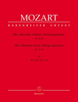 Thirteen Early String Quartets Volume 3 Nos 8-10
