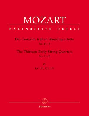 Thirteen Early String Quartets Volume 4 Nos 11-13