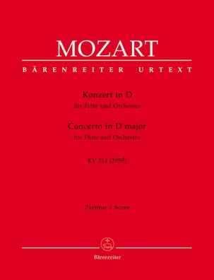 Concerto for Flute in D major (K.314) (Full Score)