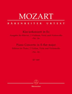 Concerto for Piano No.14 in E-flat major (K.449) (Chamber Edition, Score & Parts)