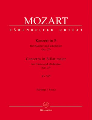 Concerto for Piano No.27 in B-flat major (K.595) (Full Score)