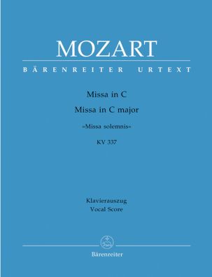 Missa in C major (K.337) (Missa solemnis) (Vocal Score)