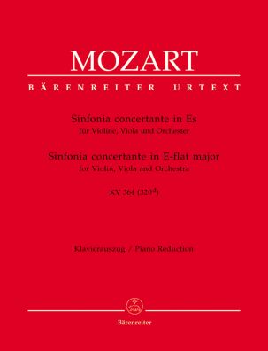 Sinfonia concertante for Violin, Viola and Orchestra in E-flat major (K.364) (Violin, Viola & Piano)