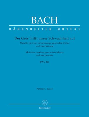 Motet No.2 Der Geist hilft unser Schwachheit auf (BWV 226) (Full Score)