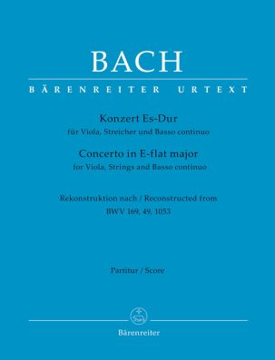 Concerto for Viola in E-flat major (reconstruction based on BWV 169, 49, 1053) (Full Score)