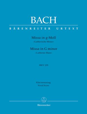 Mass in G minor (BWV 235) Lutheran Mass 3 (Vocal Score)