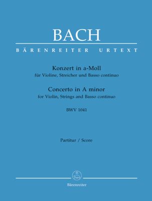 Concerto for Violin in A minor (BWV 1041) (Full Score)
