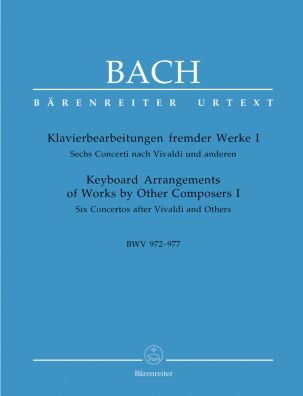 Keyboard Arrangements of Works by Other Composers I (BWV 972-977) (Piano)