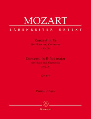 Concerto for Horn No.3 in E-flat major (K.447) (Full Score)