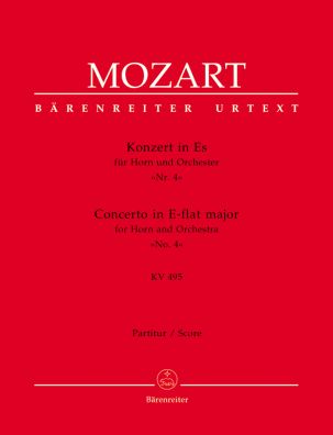 Concerto for Horn No.4 in E-flat major (K.495) (Full Score)