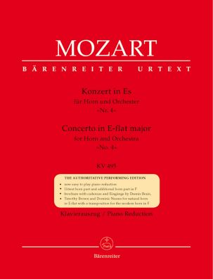 Concerto for Horn No.4 in E-flat major (K.495) (Horn & Piano)