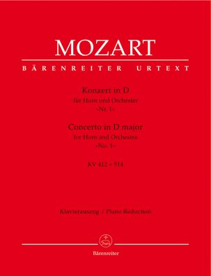 Concerto for Horn No.1 in D major (K.412 + K.514) (Horn & Piano)