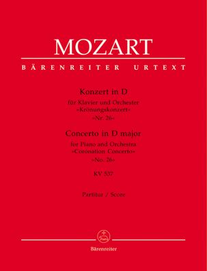 Concerto for Piano No.26 in D major (K.537) (Coronation) (Full Score)