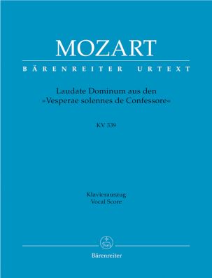Laudate Dominum (K.339) from the Vesperae solennes de Confessore (Vocal Score)
