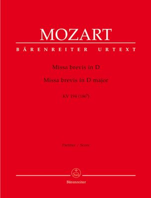 Missa brevis in D major (K.194) (Full Score)