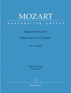 Missa brevis in D major (K.194) (Vocal Score)