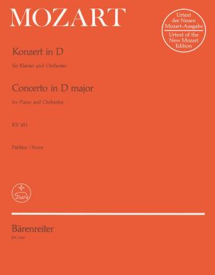 Concerto for Piano No.16 in D major (K.451) (Full Score)