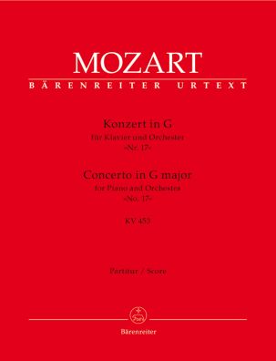Concerto for Piano No.17 in G major (K.453) (Full Score)
