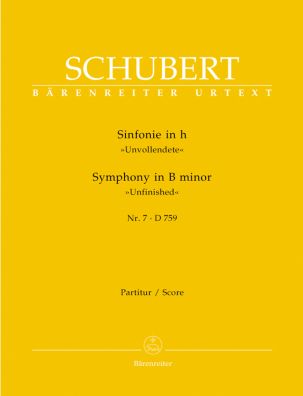 Symphony No.7 in B minor D 759 (Unfinished) (Full Score)