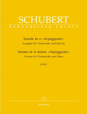 Sonata in A minor D 821 "Arpeggione" arranged for Violoncello & Piano