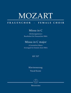 Mass in C major (K.317) (Coronation Mass) (Arrangement for female choir SMezA) Vocal Score