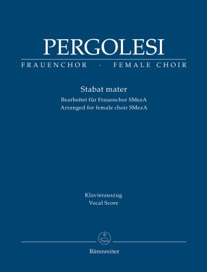 Stabat mater (Arrangement for female choir SMezA) (Vocal score)