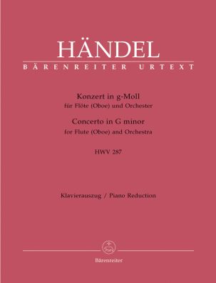 Concerto for Flute (Oboe) in G minor (HWV 287) (Flute & Piano)