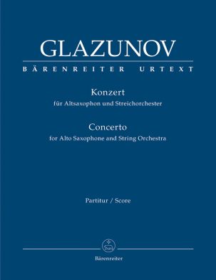 Concerto for Alto Saxophone Op.109 (Full Score)