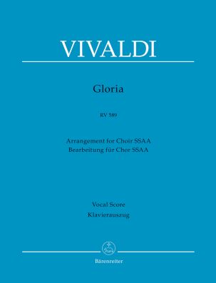 Gloria RV 589 (Arrangement for female choir SSAA) (Vocal Score)