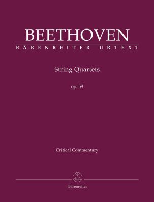 String Quartets Op.59 Nos 1-3 (Critical Commentary)