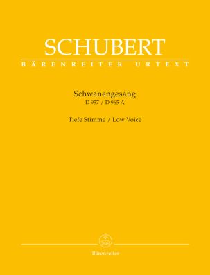 Schwanengesang D 957 / D 965 A, Low Voice & Piano