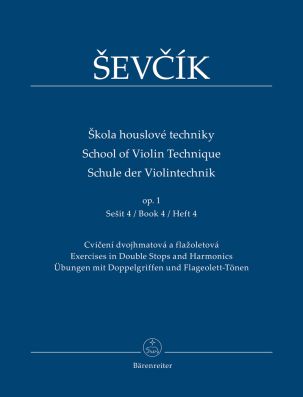School of Violin Technique Op.1 Vol.4: Exercises in Double Stops & Harmonics