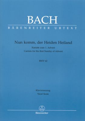 Cantata No.62: Nun komm, der Heiden Heiland (BWV 62) (Vocal Score)