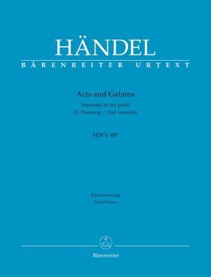 Acis and Galatea (HWV 49b, 2nd version) (Vocal score)