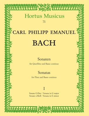 Sonatas for Flute and Basso continuo Volume I