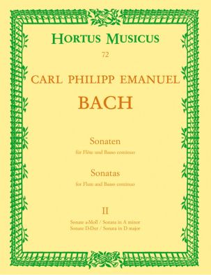 Sonatas for Flute and Basso continuo Volume II