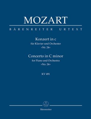 Concerto for Piano No.24 in C minor (K.491) (Study Score)