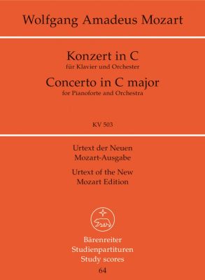 Concerto for Piano No.25 in C major (K.503) (Study Score)
