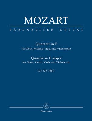 Quartet for Oboe, Violin, Viola and Violoncello in F major (K.370) (Study Score)