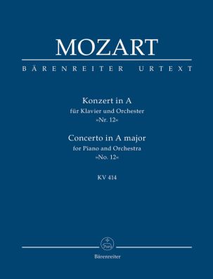 Concerto for Piano No.12 in A major (K.414) (Study Score)