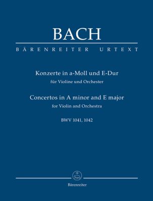 Concertos for Violin in A minor (BWV 1041) & E major (BWV 1042)	(Study Score)