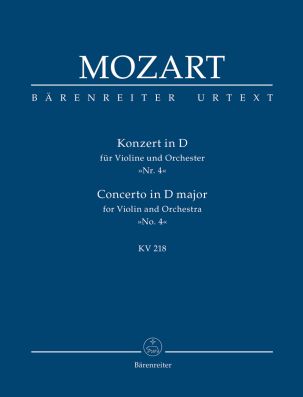 Concerto for Violin No.4 in D major (K.218) (Study Score)