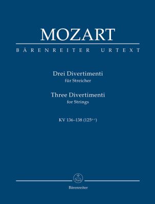 Three Divertimenti for Strings (K.136-138) (Study Score)